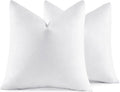 MIULEE 22x22 Pillow Inserts, Double-Layer Down-Proof Cotton Cover, Decorative by MIULEE