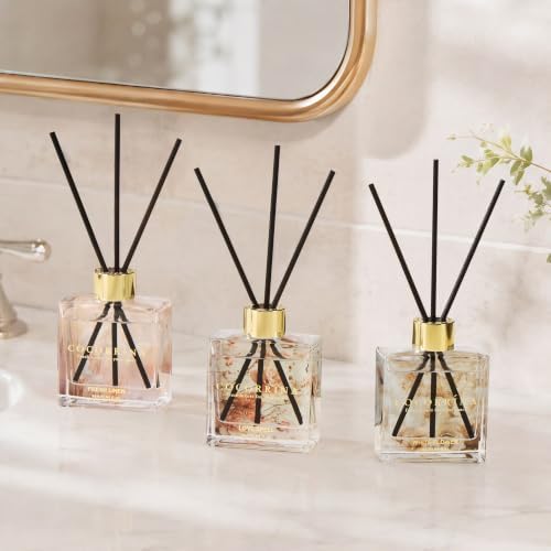 COCORRÍNA Reed Diffuser Set of 3 - Love Spell/White Flower/Fresh Linen