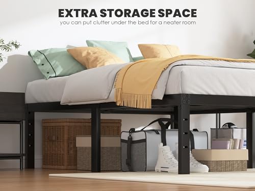 Twin XL Bed Frames - 18 in Sturdy Platform Bed Frame Twin XL