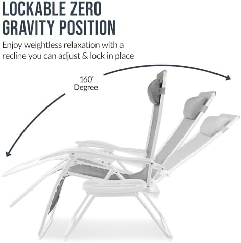 Best Choice Products Set of 2 Extra Wide Zero Gravity Chair Recliner