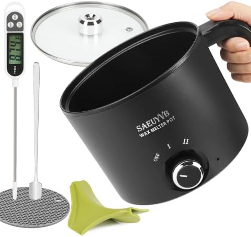 SAEUYVB Candle Making Kit with 1.8L Wax Melter Pot