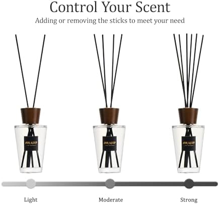 Airkeep Reed Diffuser for Home, Lavender Eucalyptus, 5.1 fl oz (150 ml)