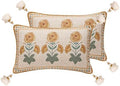 patdrea Designer French Vintage Pillow Cover,12"x20",Set of 2