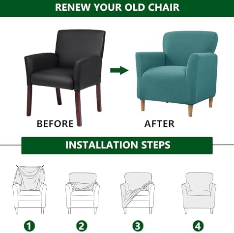 CRFATOP Accent Chair Cover, Stretch Armchair Slipcover for Living Room,B12