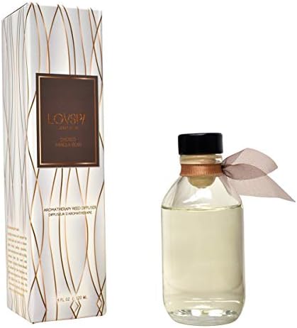 Reed Diffuser Set - Smoked Vanilla Scented Diffuser with Sticks