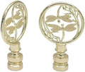 Biaungdo Double Dragonflies Lamp Finial, Gold, 2 Pack