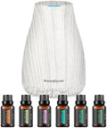 InnoGear 100ml Essential Oil Diffuser for Home with 6 Oils Gift Set, Grey