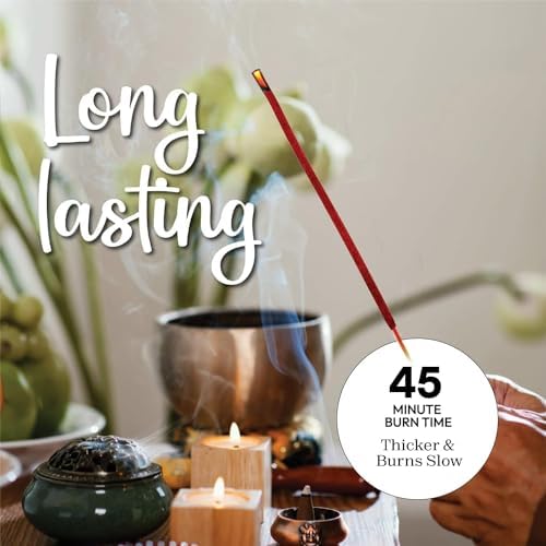 Potent Dragons Blood Incense Sticks - 40+ Pck, Sweet Spicy & Amber Smelling