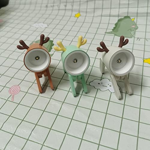 Cute Night Light for Kids, Mini Led Table Desk Lamp, Decorative Lamp Indoor Nightstand, Animal Pet Nightlights, Christmas Decorate Birthday Gifts for Children, Students (Deer 3 Colors-B)
