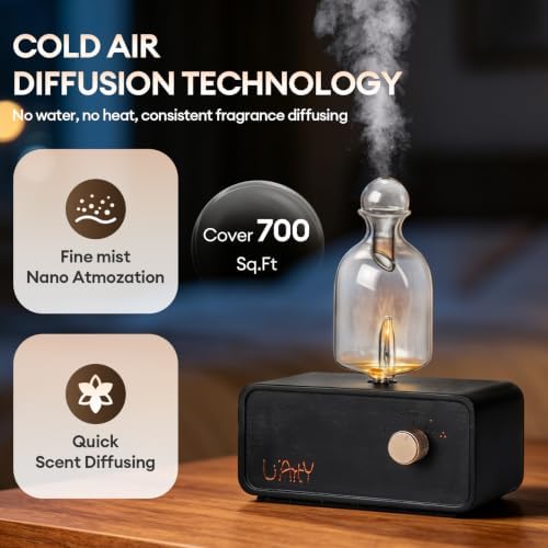 Glass Waterless Essential Oil Diffuser Upgraded, Nebulizing diffusers