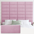 IFNOW Wall Mounted Headboard, Peel and Stick Panels, Light Pink, Queen