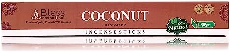 Bless-Organic-Coconut 100%-Natural-Handmade-Incense-Sticks