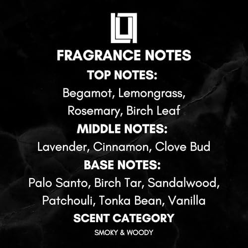 Lulu Candles | Reed Diffuser Set | Palo Santo | 6 Reed Sticks | Scent Diffuser for Bedroom Bathroom Living Room & Office (4.2 FL Oz.)