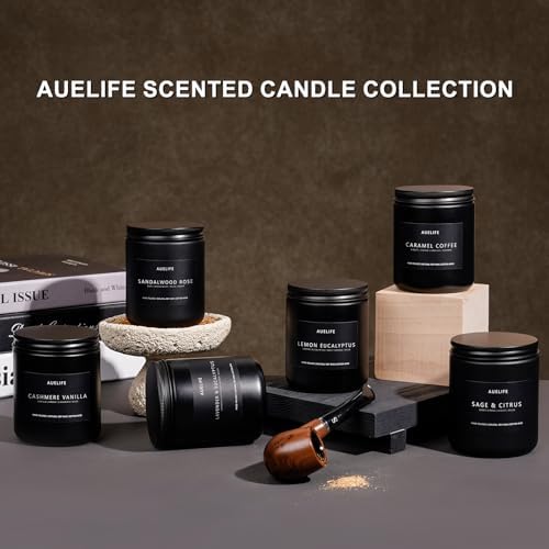Caramel Coffee Candle | Men Scented Candles for Home, Candles Gifts for Women Men - Soy Candle for Home Scented - Aromatherapy Gifts for Men - 7oz 50 Hours Long Burning