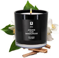 Lulu Candles Jasmine, Oud & Sandalwood Scented Soy Blend Jar Candle, 9 Oz.