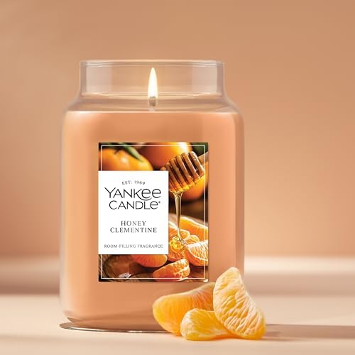 Yankee Candle Honey Clementine Scented Candle, 22oz Large Jar