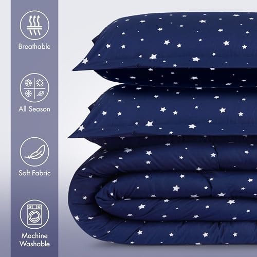 Utopia Bedding 3 Pc Kids Twin Comforter Set, Star