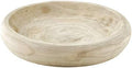 Santa Barbara Design Studio Wood Serving Bowl, Hand Carved Paulownia Wood Fruit Bowl/Decor, 11.5" Large, Natural
