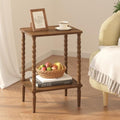 TUTOTAK Small End Table with Solid Wood Legs, Side Table, Nightstand