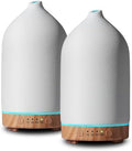 Gooamp 200ML Ceramic Essential Oil Diffuser for Home, Stone Diffuser 2 Pack