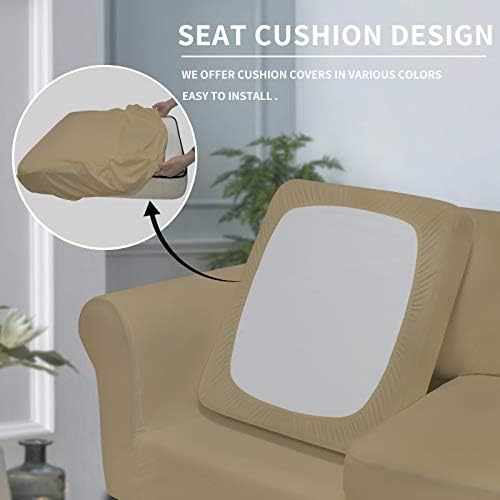 Easy-Going Stretch Oversized Loveseat Couch Cover for 2 Cushion Washable