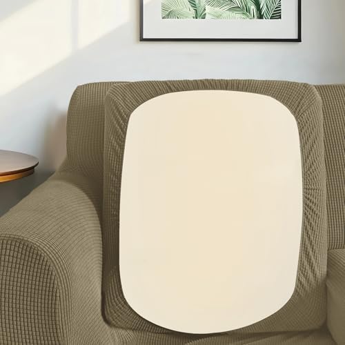2 Pieces Stretch Chair Cover For Sofa Slipcover, 1 Seat, Sand