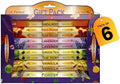 Tulasi Incense Sticks with Natural Oils Set of 6 Fragrances (120 Sticks) Hand Rolled Incense Sticks, Calming Home Aromatherapy, Meditation, Relaxing, Mixed Scents with Natural Oil
