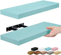 Sorbus 16 Inch Floating Shelves for Wall (2 Pack, Breezy Blue)