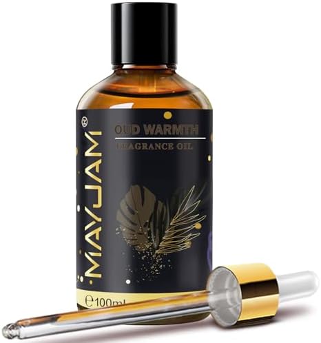 MAYJAM Oud Warmth Fragrance Oil for Diffusers for Home, 100ML/3.38FL.OZ