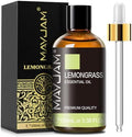 MAYJAM Lemongrass Essential Oil for Diffuser Soap Candle Making, 3.38FL.OZ
