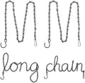Outus 4 Pack Hanging Chain for Bird Feeders, 35 Inch, Black