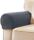 SUBRTEX Stretch Couch Arm Covers Set of 2, Non-Slip Sofa Armrest Slipcovers