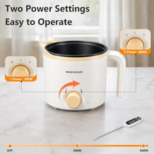 SOGUELIN Wax Melting Pot for Candle Making with Pouring Spout