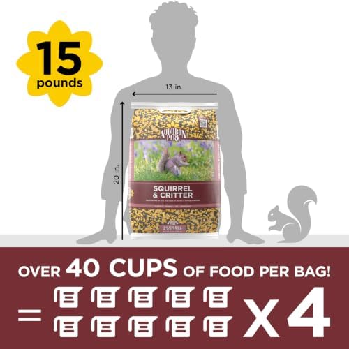 Audubon Park Squirrel & Critter Food, 15-lb. Bag