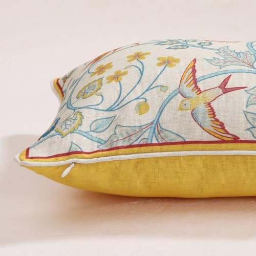 patdrea Designer French Vintage Lumbar Throw Pillow Cover,12"x20"