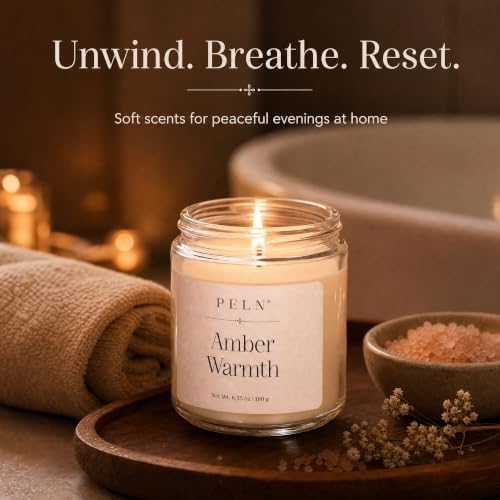 PELN Scented Candles Gift Set, 6 Pack Soy Candles for Home, 7 oz Each