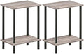 HOOBRO End Tables Set of 2, Small Side Tables, Nightstands for Small Spaces