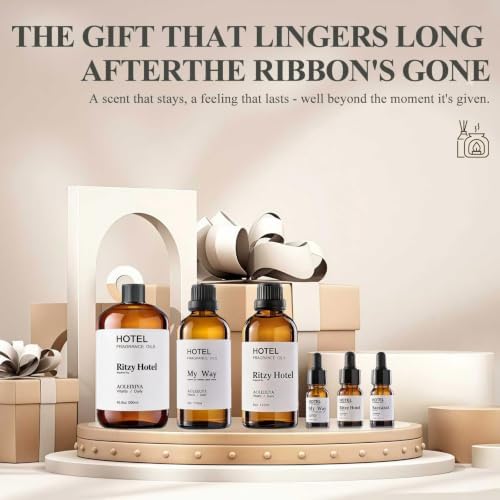 Hotel Scent Essential Oil Hotel Collection Waterless Diffuser Oil - Premium Fragrance Oil for Ultrasonic and Waterless Diffusers and Crafting (16.9 Fl Oz (Pack of 1)