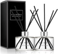 COCODOR Signature Reed Diffuser Set/Lemon Eucalyptus / 6.7oz /2 Pack/Home Fragrance Diffuser, Oil Scent Diffuser for Bathroom Shelf Decor