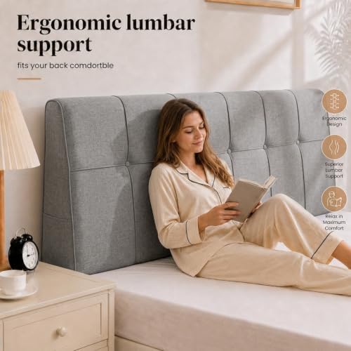 King Headboard with Adjustable Height