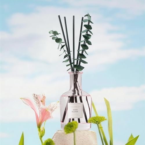COCORRÍNA White Flower Reed Diffuser, 6.76 oz