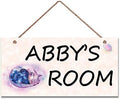 Personalized Signs Cute Cats Sign For Little Man Cave Funny Animals Sign Custom Name Customized Sign for Kids Room Nursery Wall Art Decor For Pet House Kitty Litter Cat house