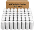 Leor & Lair Bulk Tea Light Candles, 400 Pack, Unscented Bulk Candles