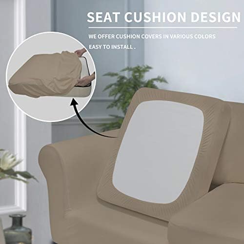 Easy-Going Stretch Oversized Loveseat Couch Cover for 2 Cushion Washable