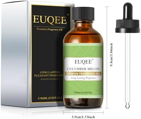 EUQEE Cucumber Melon Fragrance Oil for Laundry, Spray 2.02 Fl oz/ 60ml