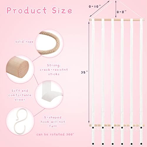 Hair Bow Holder Organizer for Girls Hair Clips Headband Storage