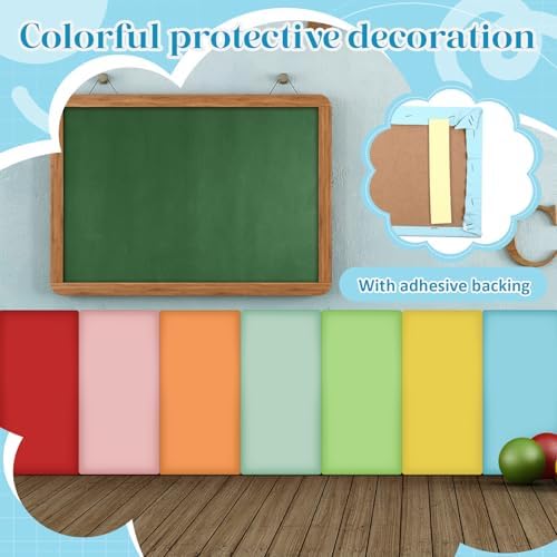 12 Pack Wall Padding Headboard 15.75" x 7.87" x 1.18" Rainbow Colors