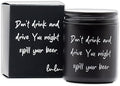 Lulu Candles | Mahogany Teak | Funny Gifts Scented Soy Jar Candle | Hand Poured in The USA | Highly Scented & Long Lasting (8 Oz. Mason Jar)