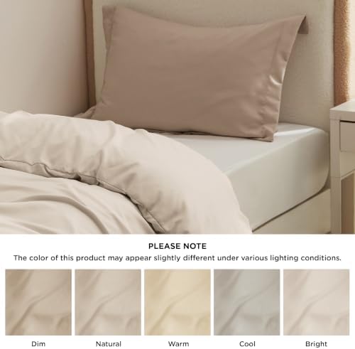 Bedsure Twin/Twin XL Duvet Cover, 1Pc Soft Double Brushed Bedding, Linen
