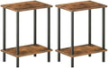 HOOBRO End Tables Set of 2, Small Side Tables, Nightstands for Small Spaces